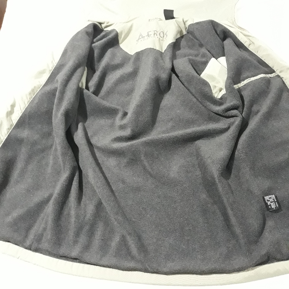 Kristen Blake Light Green Utility Jacket With Fleece Lined Pockets Oversized S - Picture 4 of 10